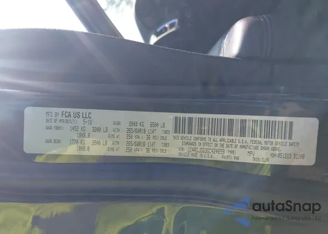 2016 Dodge Durango Limited from USA, damaged, VIN 1C4RDJDG3GC424659